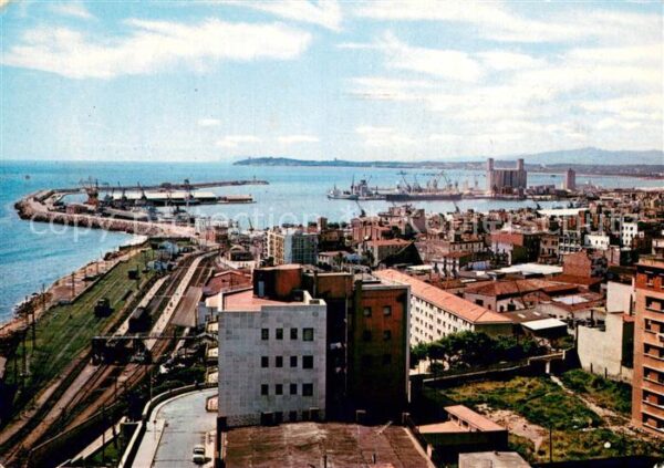 Tarragona ES Hafen-Ansicht