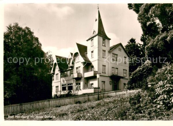 Bad Harzburg Haus Daheim Aussenansicht Muettererholungsheim