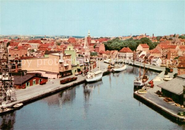 Horsens DK Hafen-Ansicht