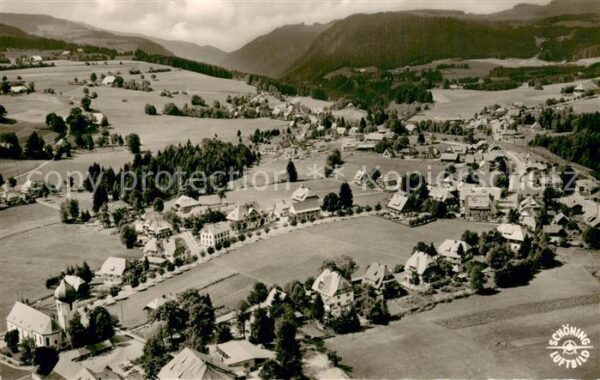 Hinterzarten Fliegeraufnahme Panorama