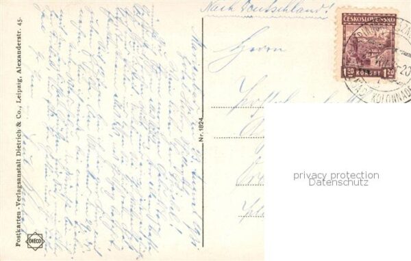 Marienbad Tschechien Boehmen Goetheplatz – Bild 2