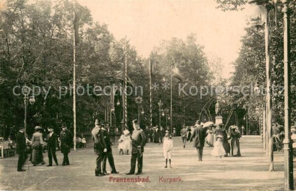Franzensbad Boehmen Kurpark