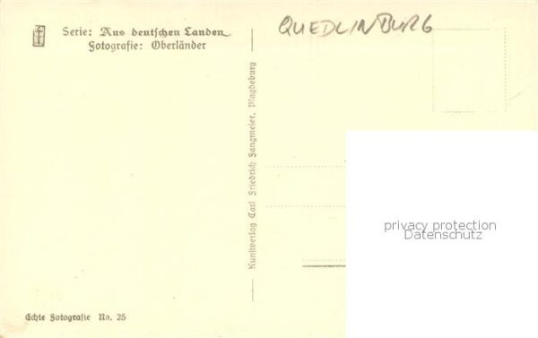 Quedlinburg Muenzenberg u. Klostockhaus Fachwerkhaeuser – Bild 2