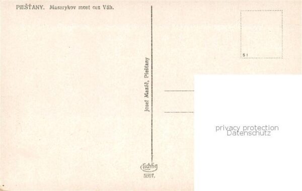 Piestany Masarykov most cez Vah – Bild 2