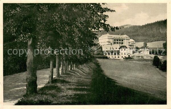 Bad Graefenberg Schlesien Lazne Jesenik CZ Wiener Cafe u. Priessnitzsanatorium