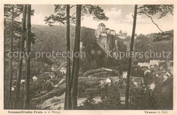 Vranov nad Dyji Frain Thaya CZ Sommerfrische Frain a. d. Thaya