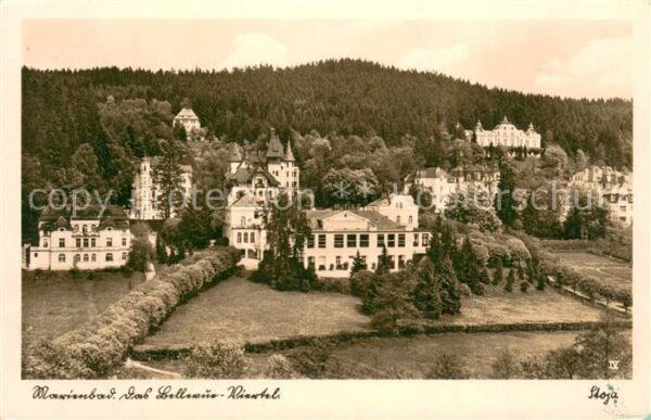 Marienbad Tschechien Boehmen Teilansicht