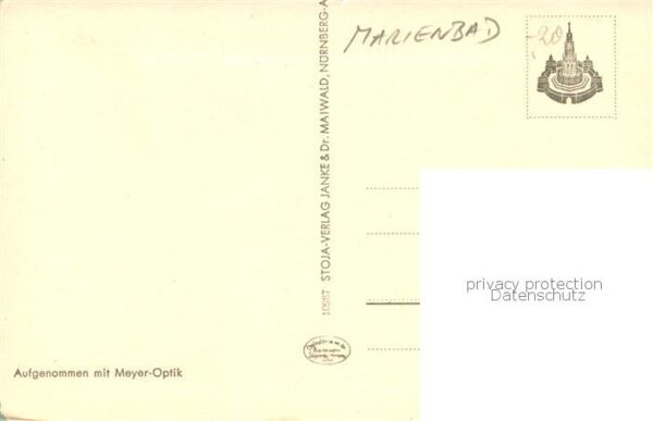 Marienbad Tschechien Boehmen Teilansicht – Bild 2
