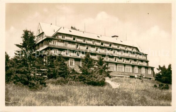 Riesengebirge Krkonose Karkonosze Sokolska bouda na Cerne hore