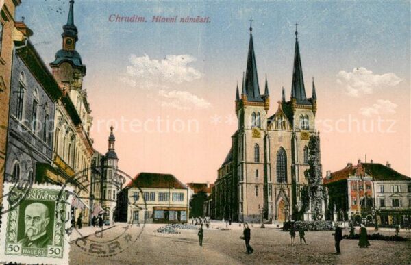 Chrudim Crudim CZ Hlavni namesti