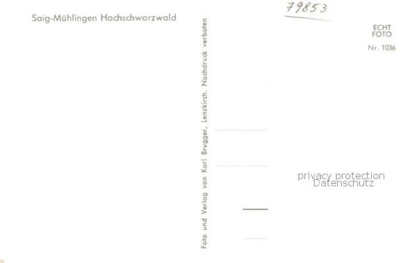 Muehlingen Saig Schwarzwald Teilansicht Hochschwarzwald – Bild 2