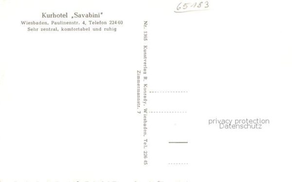 Wiesbaden Kurhotel Savabini Aussenansicht – Bild 2
