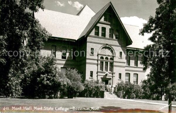 Bozeman Montana Mont Hall Mont-State College