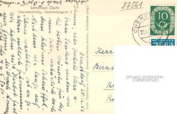 Oberstdorf Gesamtansicht-Ferne m. LAndhaus Opitz Aussenansicht – Bild 2