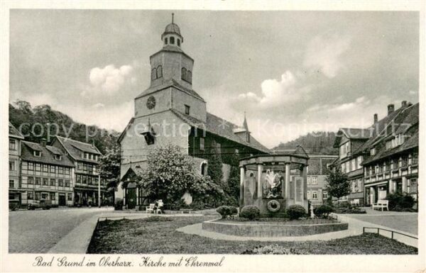 Bad Grund Kirche u. Ehrenmal