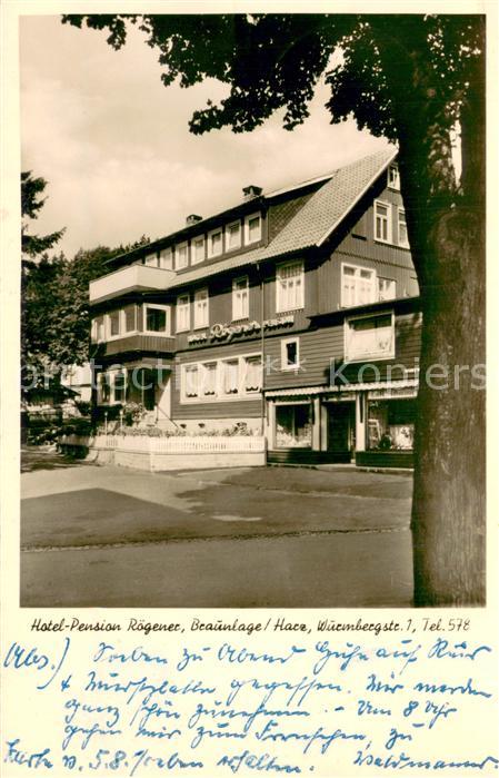 Braunlage Hotel-Pension Roegener Aussenansicht