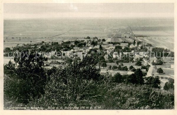 Lichtenberg Braunschweig Blick v. d. Burgruine Panorama