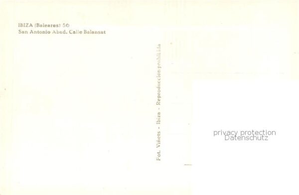 Ibiza Islas Baleares San Antonio Abad. Calle Balansat – Bild 2