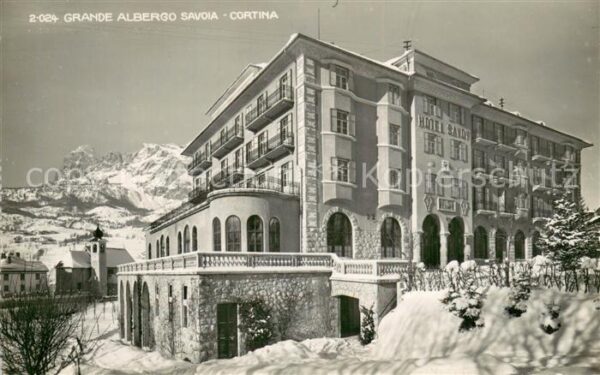 Cortina d Ampezzo Grande Albergo Savoia Winter