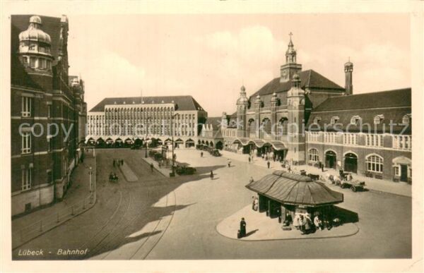 Luebeck Bahnhof m. Einspanner