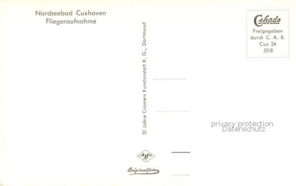 Cuxhaven Nordseebad Fliegeraufnahme – Bild 2