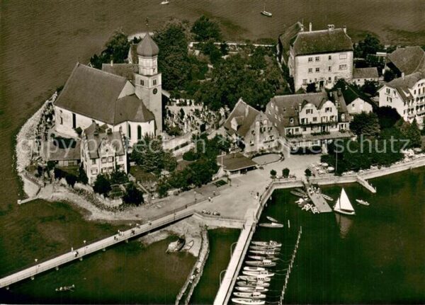 Wasserburg Bodensee Fliegeraufnahme Gesamtansicht