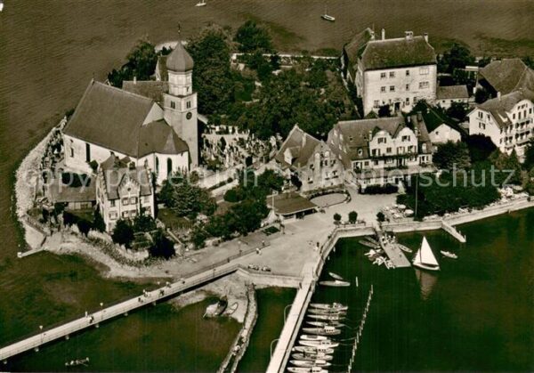 Wasserburg Bodensee Fliegeraufnahme Totalansicht