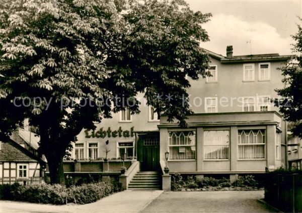 Unterweissbach Gaststaette Zum Lichtetal Aussenansicht
