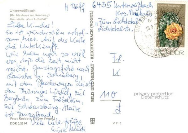 Unterweissbach Gaststaette Zum Lichtetal Aussenansicht – Bild 2