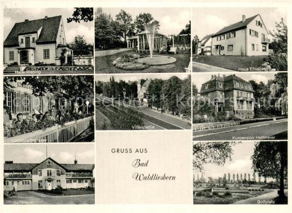 Bad Waldliesborn Villenpartie Haus-Rieping Badehaus Lindenhofterrasse Golfplatz