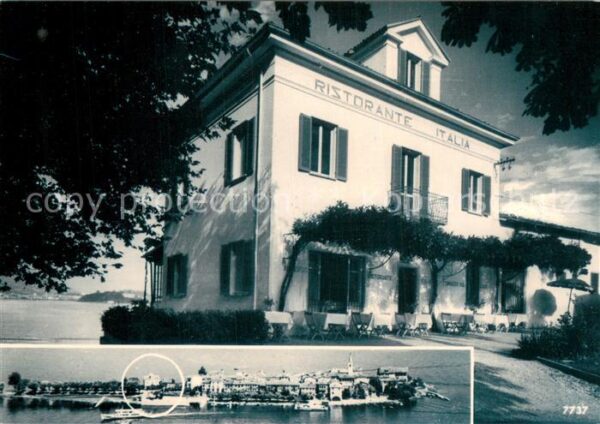 Isola Pescatori Lago Maggiore Albergo Ristorante Italia