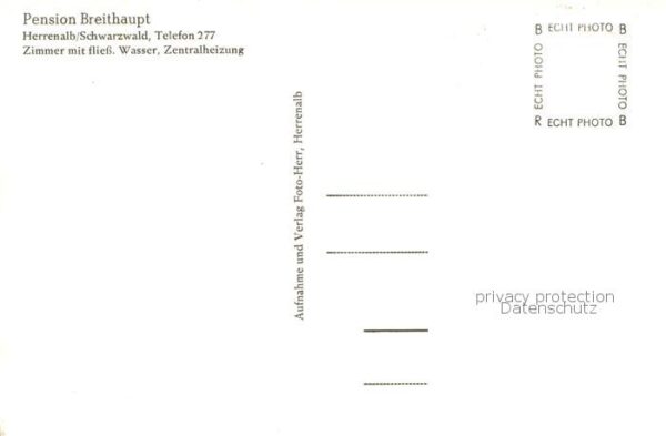 Herrenalb Bad Herrenalb Pension Breithaupt – Bild 2