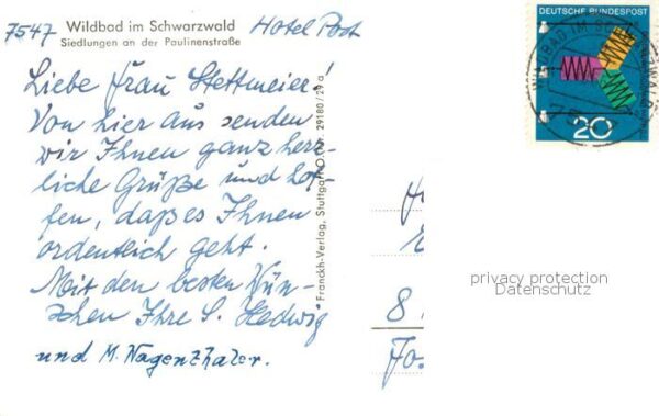 Wildbad Schwarzwald Siedlungen an der Paulinenstrasse – Bild 2