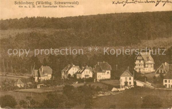 Schoemberg Schwarzwald Sanatorium Kinderheim