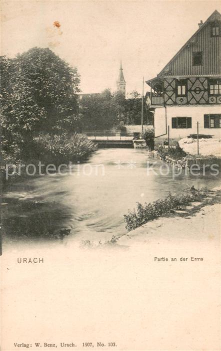 Urach Schwarzwald Partie an der Ems