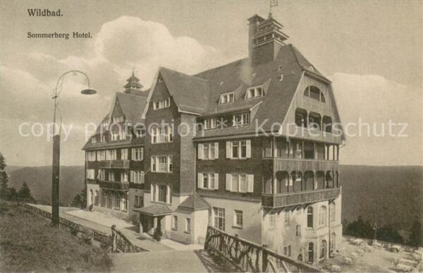 Wildbad Schwarzwald Sommerberg Hotel
