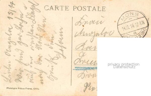 Mons  Belgie Rue d’Havre et Beffroi – Bild 2