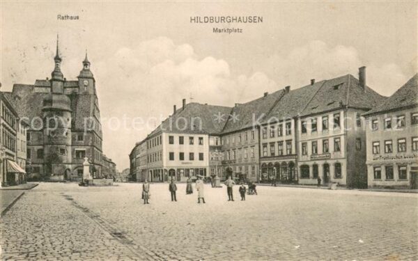 Hildburghausen Rathaus Marktplatz