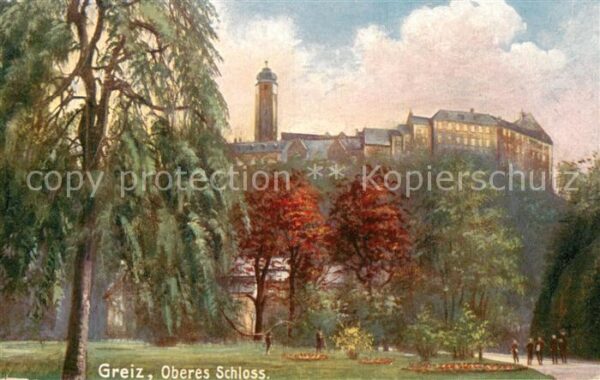 Greiz Thueringen Oberes Schloss