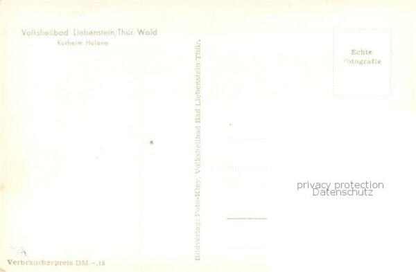Liebenstein  Bad Thueringen Kurheim Helene – Bild 2