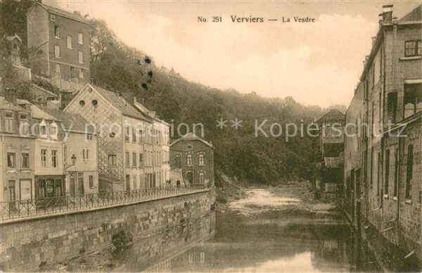 Verviers Liege Wallonie Belgie La Vesdre