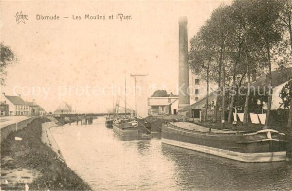 Dixmude Diksmuide Belgie Les moulins et l Yser