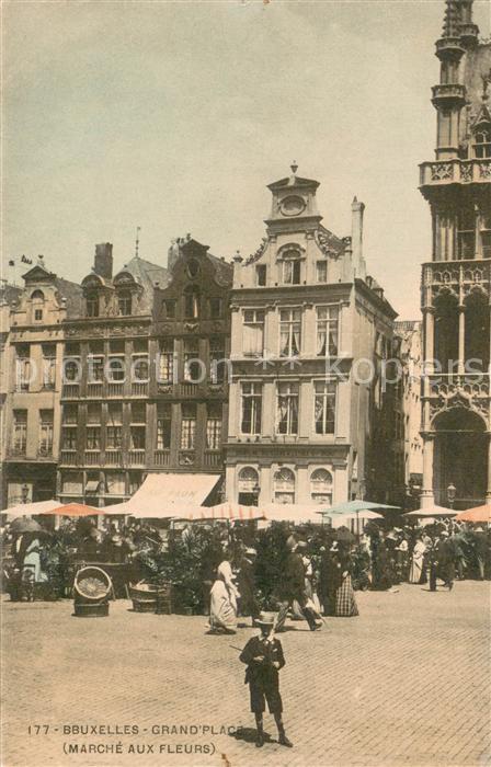 Bruxelles Bruessel Grand Place Marche aux Fleurs