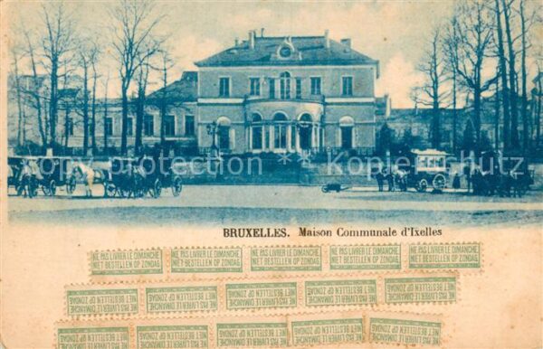 Bruxelles Bruessel Maison Communale d Ixelles