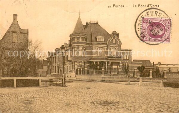 Furnes Veurne West-Vlaanderen Belgie Le Pont d Ypres