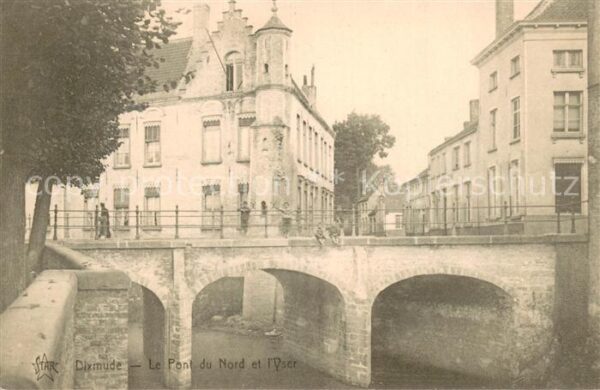Dixmude Diksmuide Belgie Le Pont du Nord e l'Yser