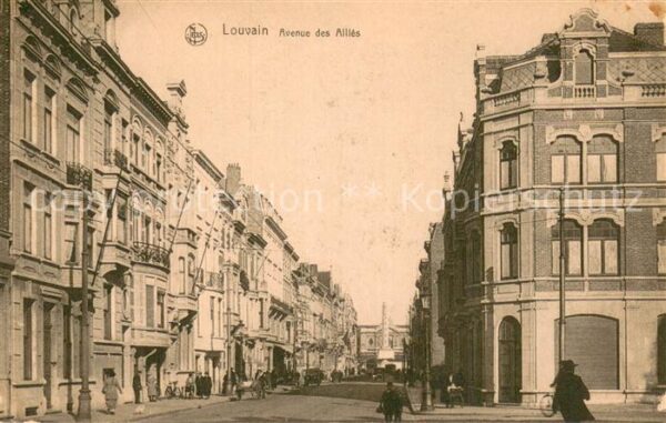 Louvain Flandre Avenue des Allies