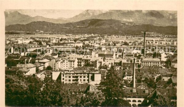 Ljubljana Laibach SLO Stadtpanorama