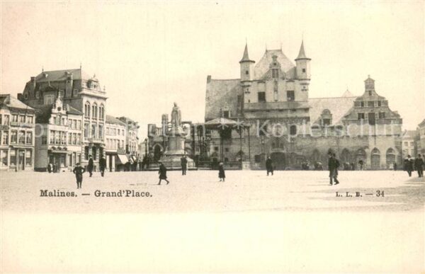 Malines Mechelen Flandre Grande Place