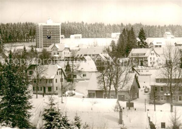 Kniebis Freudenstadt Teilansicht Kurort an der Schwarzwaldhochstrasse im Winter